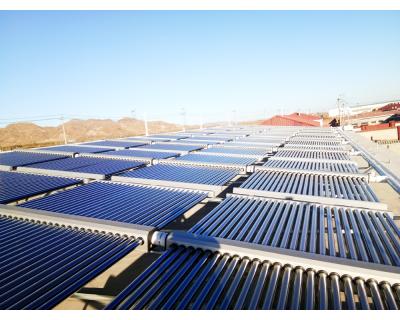 包頭卜漢圖村太陽能采暖、熱水工程